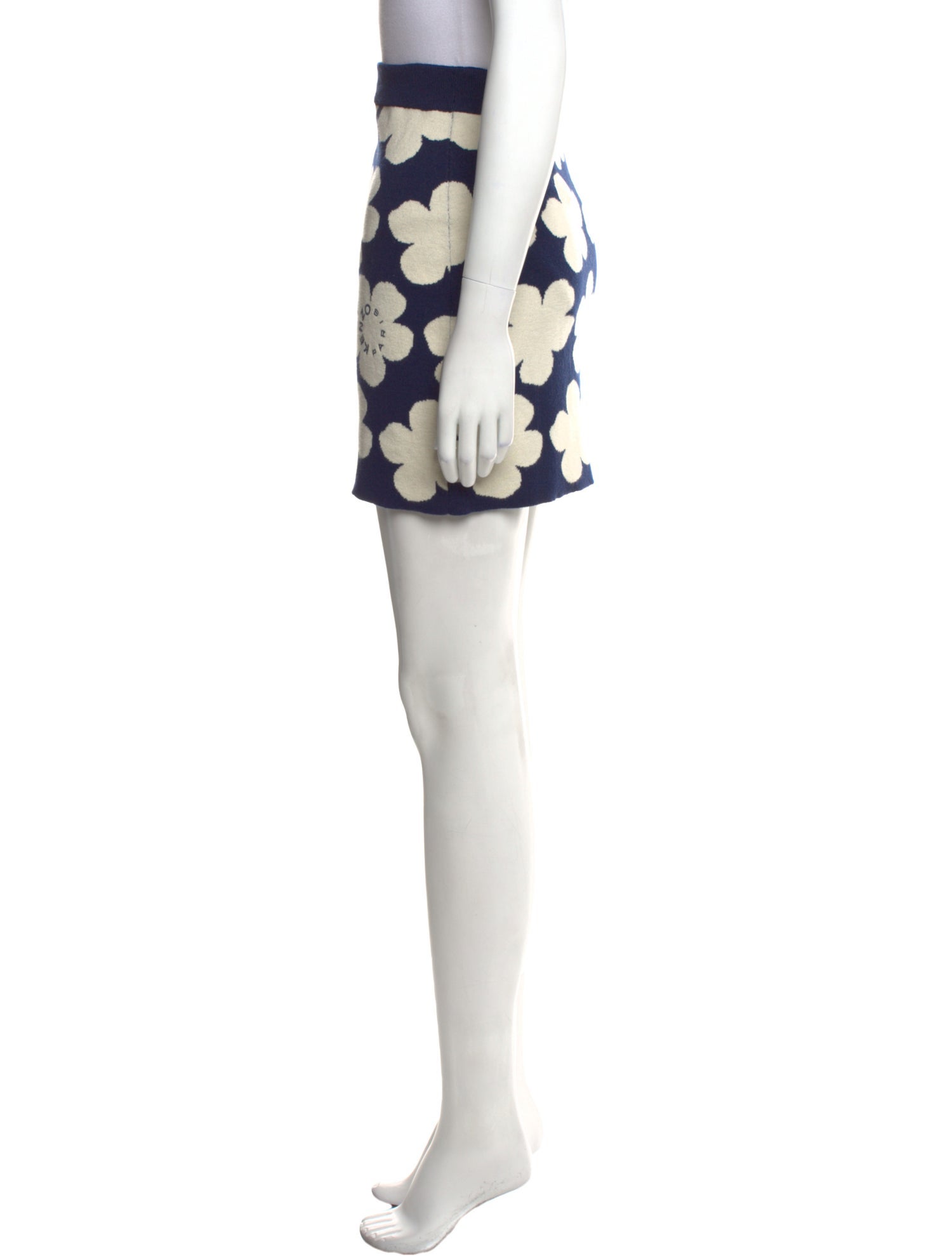 Kenzo Silk Mini Skirt