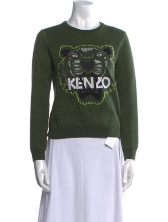 Kenzo Wool Graphic Print Sweater