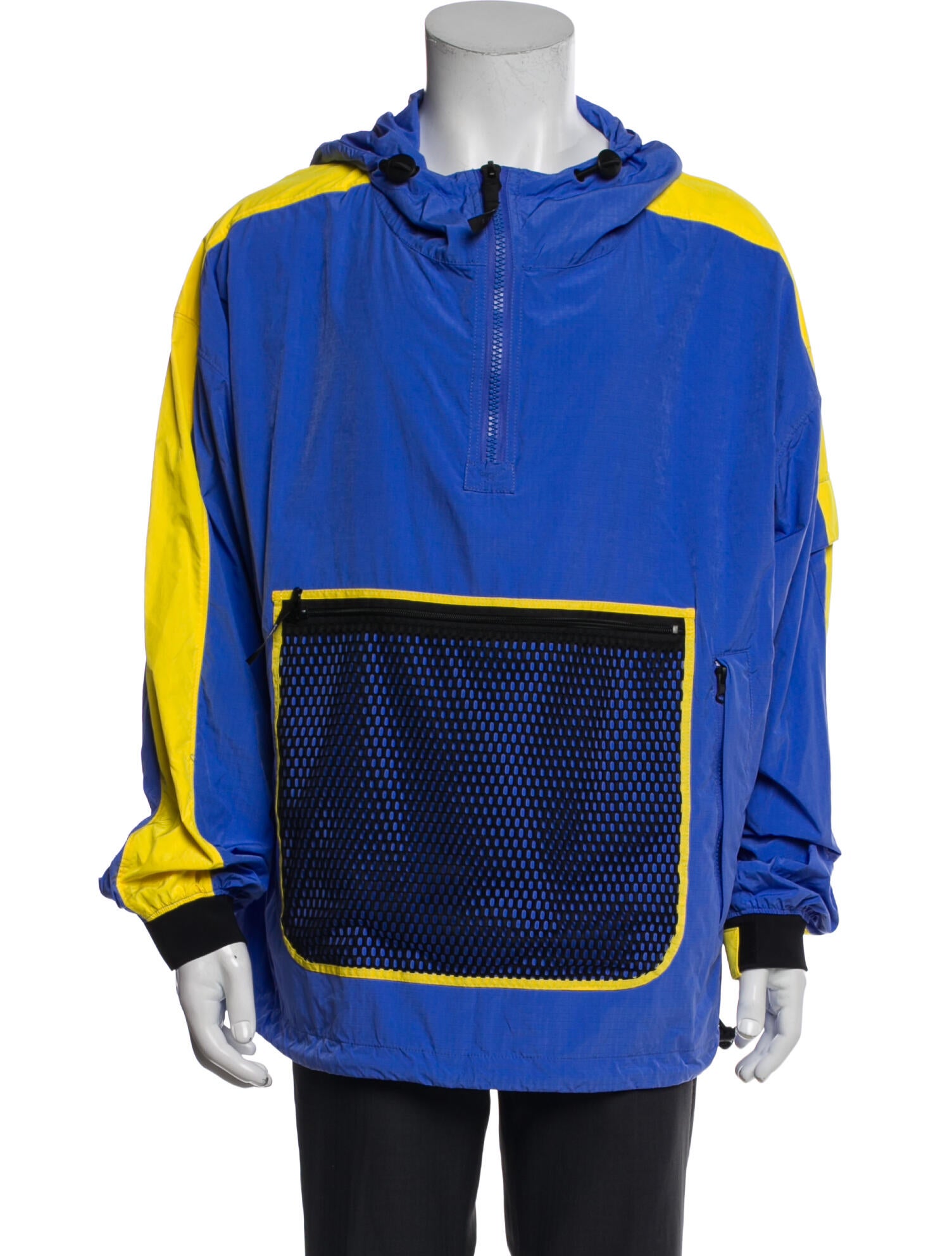 Kenzo Colorblock Pattern Windbreaker