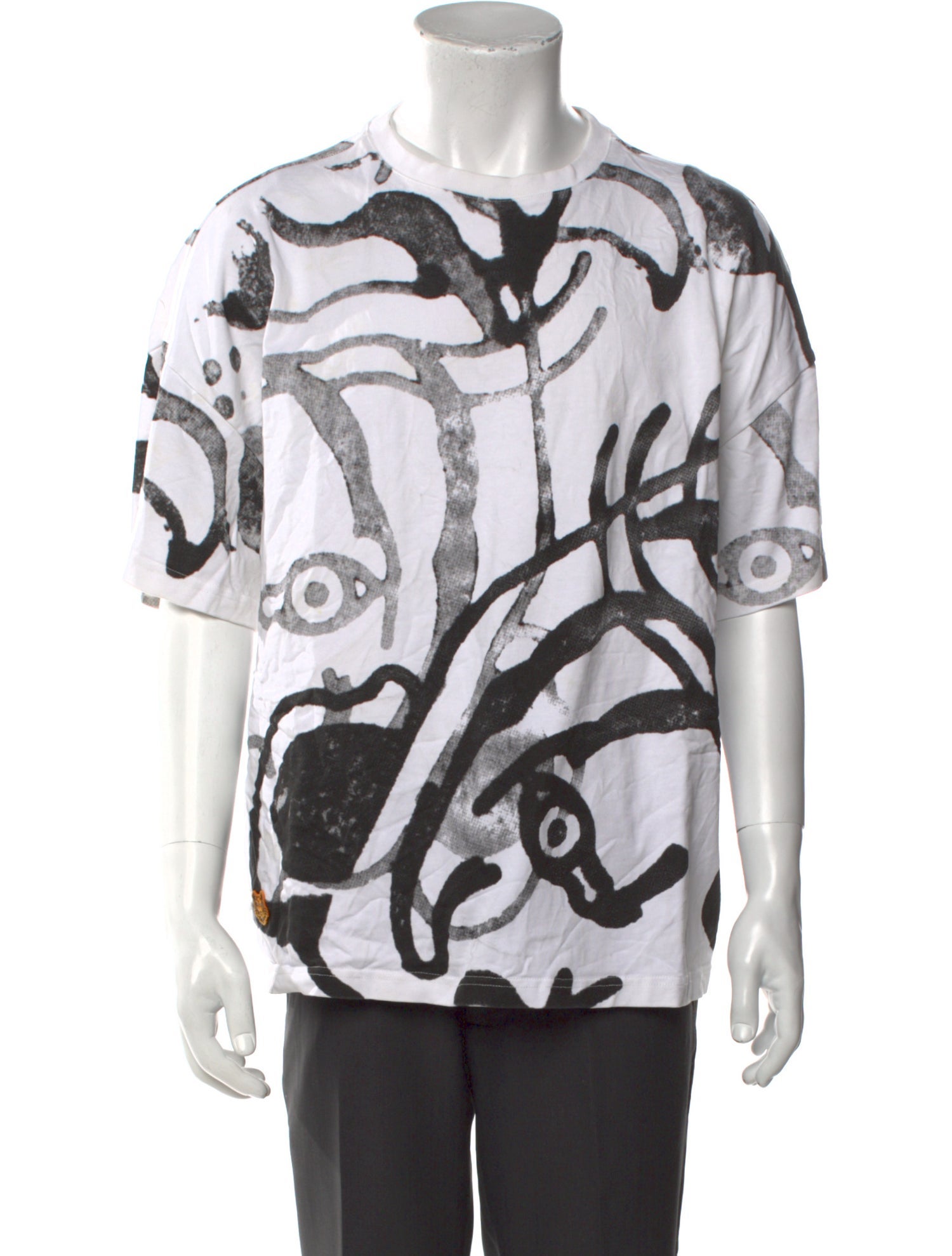 Kenzo Printed Crew Neck T-Shirt