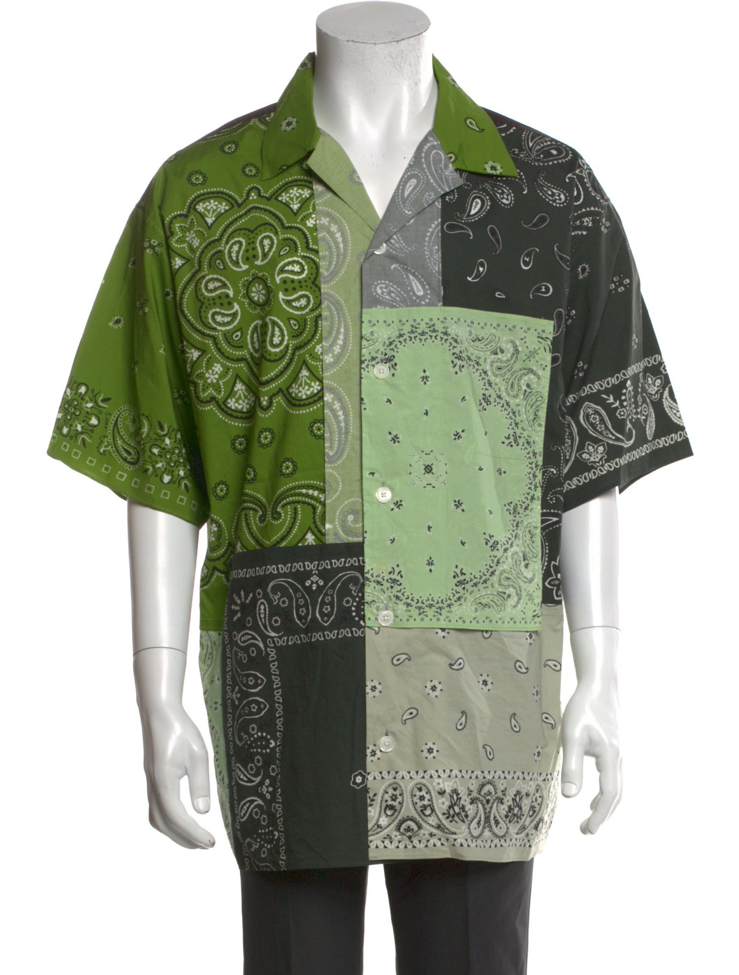 Kenzo Paisley Print Short Sleeve Shirt