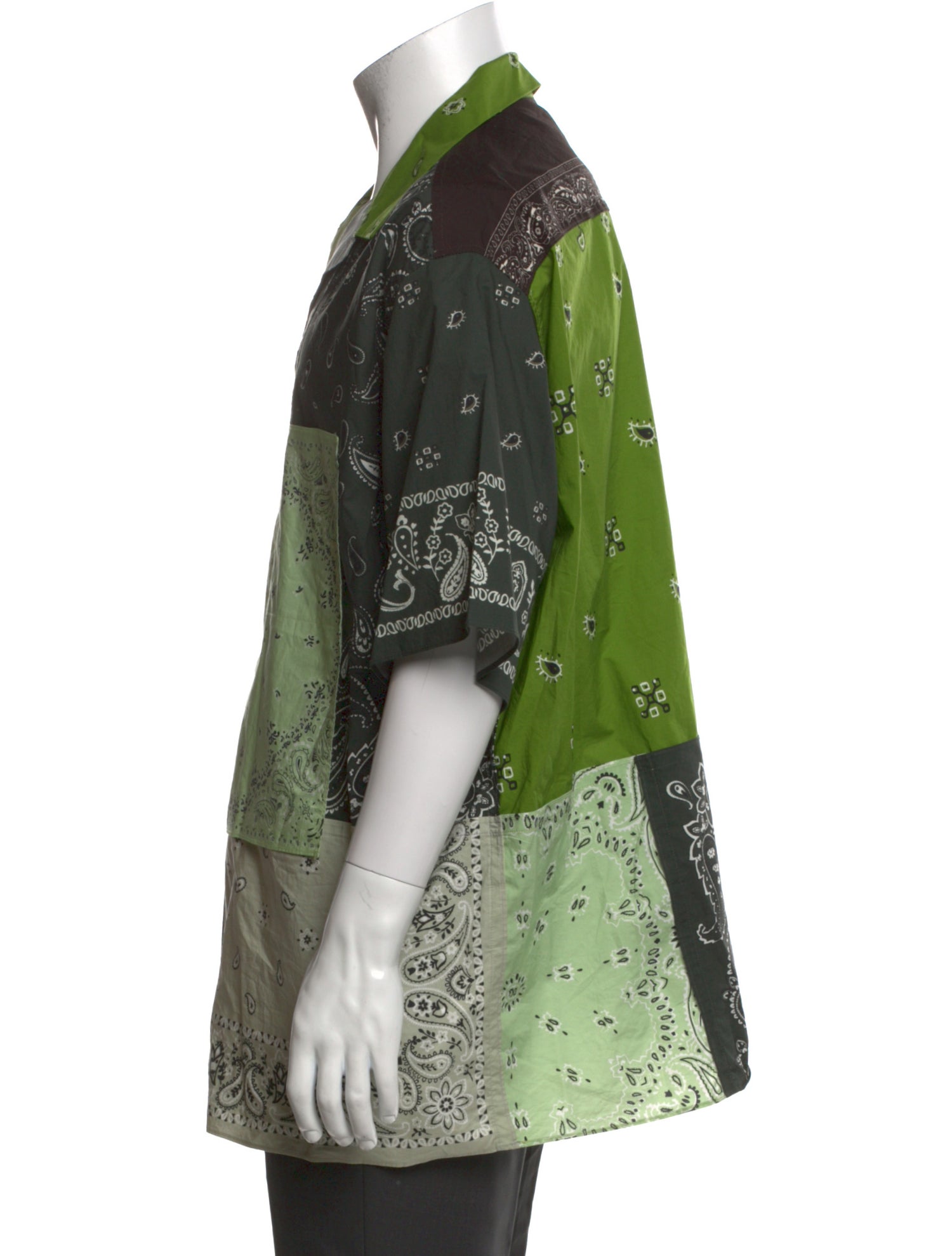 Kenzo Paisley Print Short Sleeve Shirt