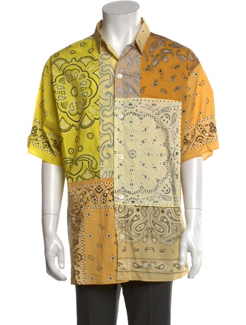 Kenzo Paisley Print Short Sleeve Shirt
