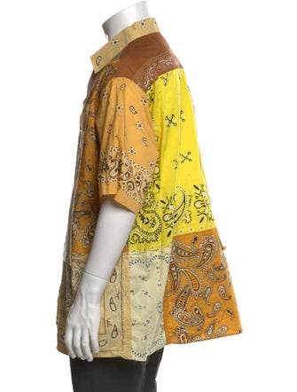 Kenzo Paisley Print Short Sleeve Shirt