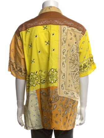 Kenzo Paisley Print Short Sleeve Shirt