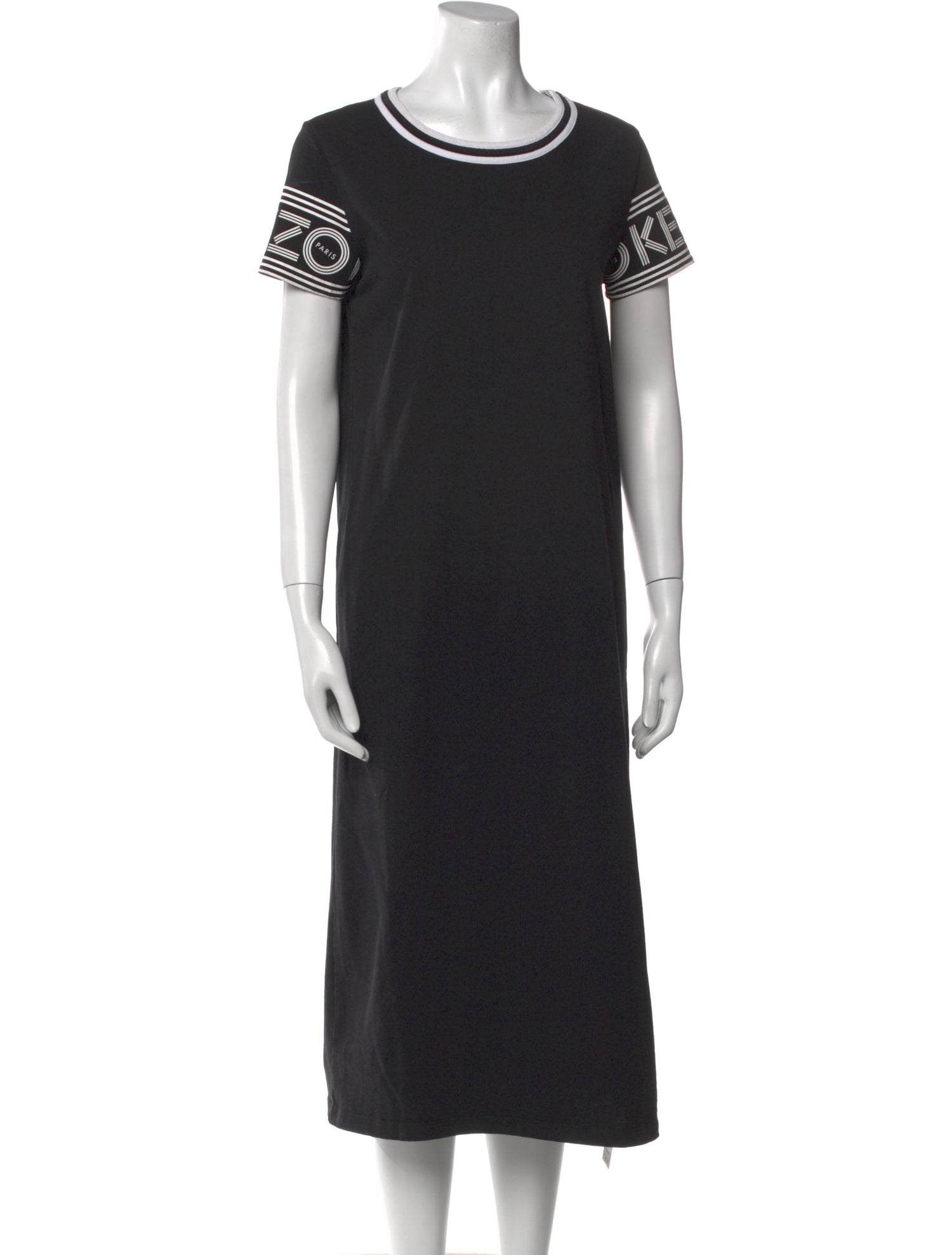 Kenzo Crew Neck Midi Length Dress