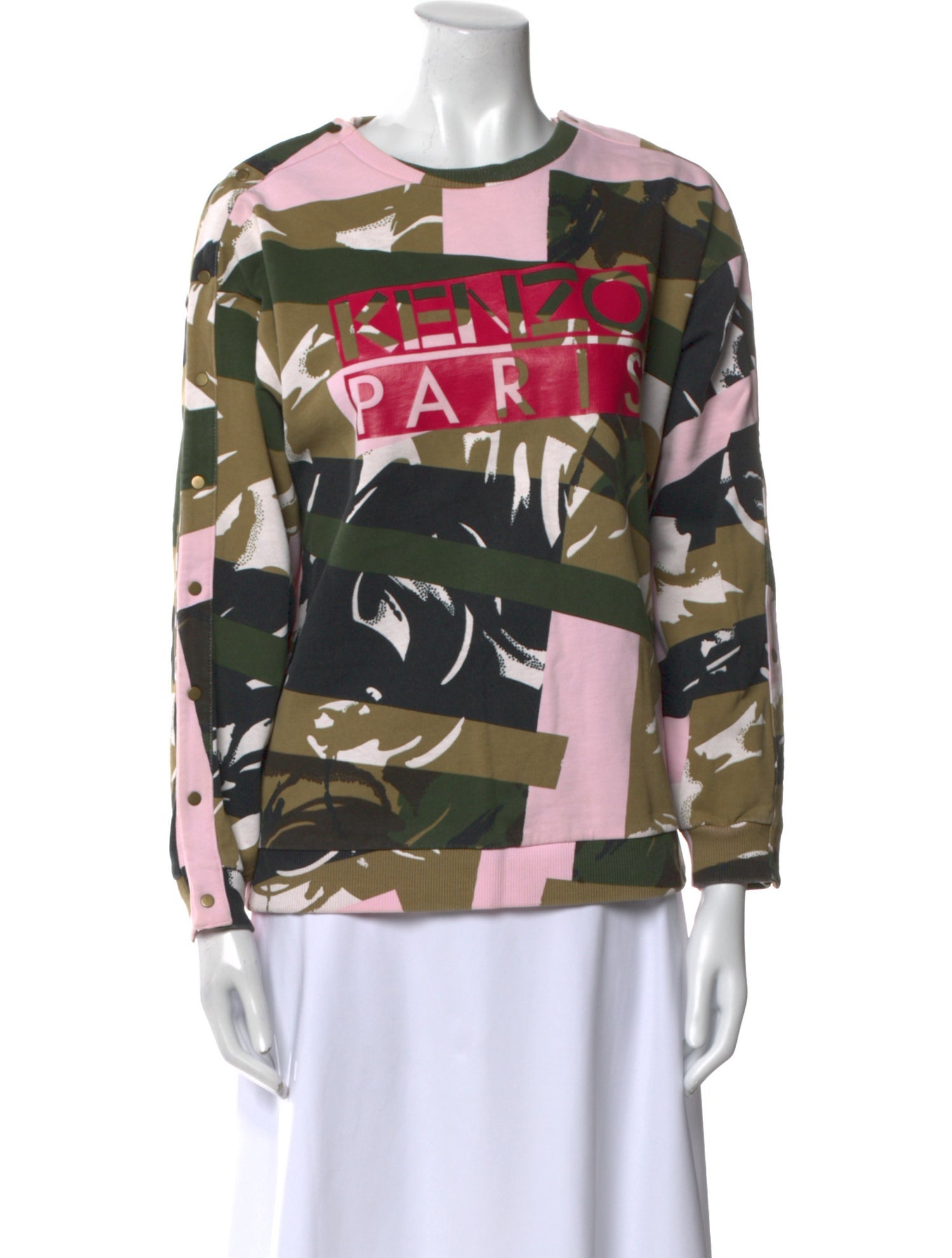 Kenzo Printed Crew Neck Sweatshirt