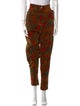 Kenzo Floral Print Skinny Leg Pants