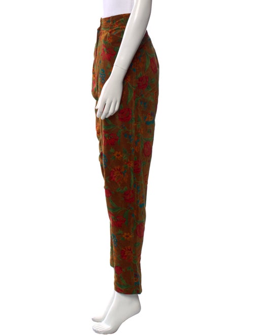 Kenzo Floral Print Skinny Leg Pants