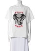 Kenzo Graphic Print Scoop Neck T-Shirt