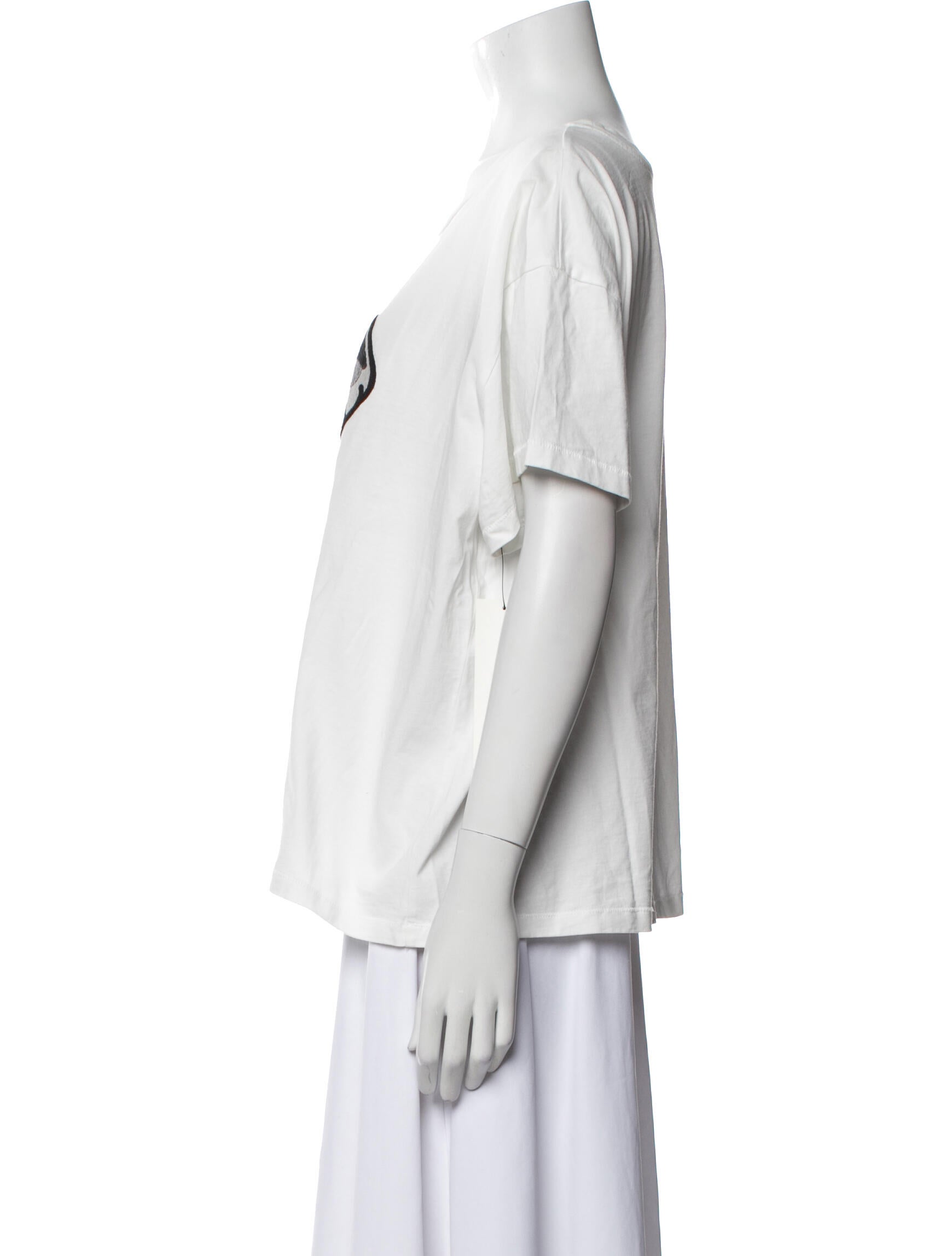 Kenzo Graphic Print Scoop Neck T-Shirt