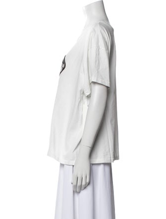 Kenzo Graphic Print Scoop Neck T-Shirt