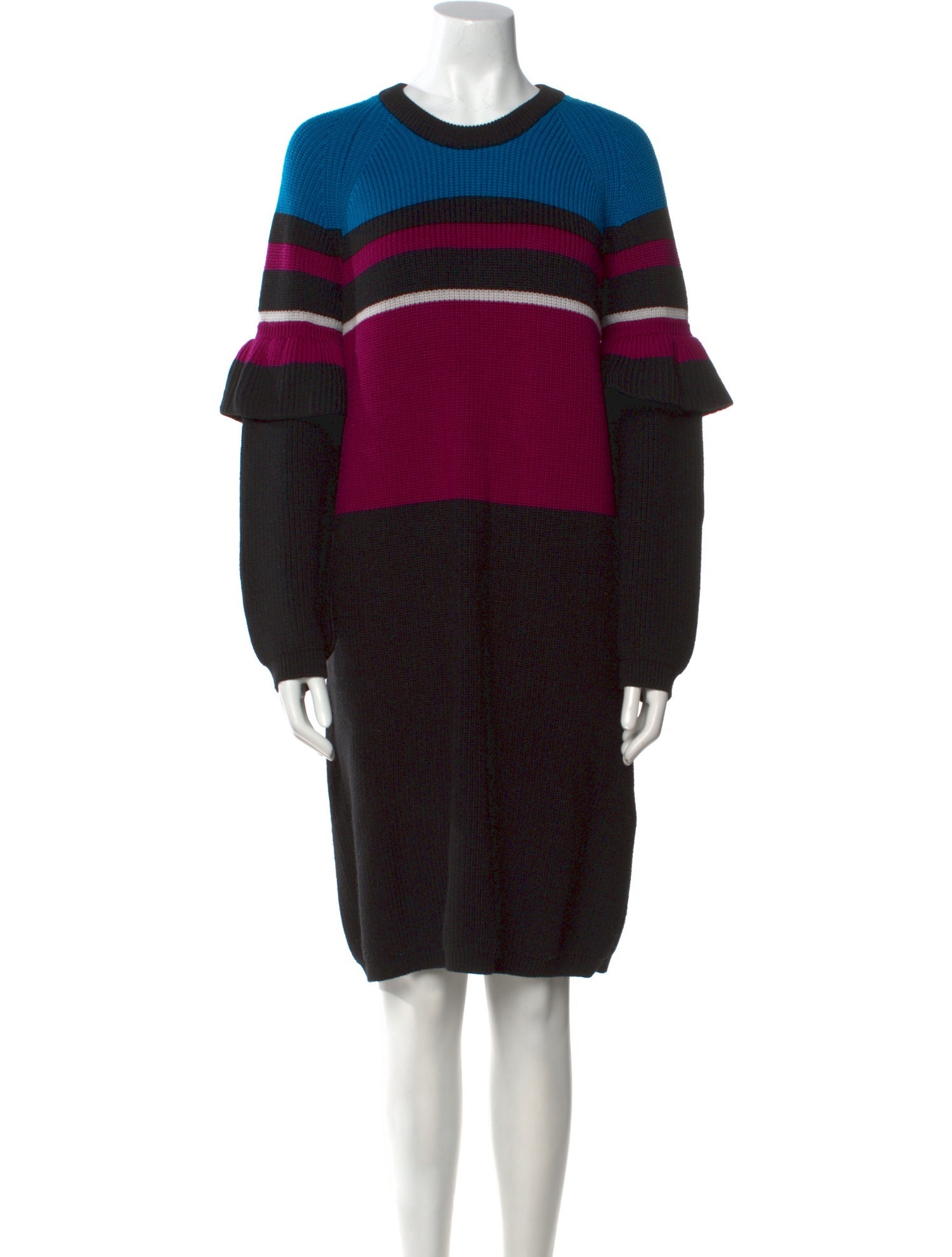 Kenzo Wool Knee-Length Dress