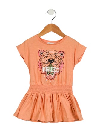 Kenzo Toddler Girls' Logo Print Sleeveless Dress