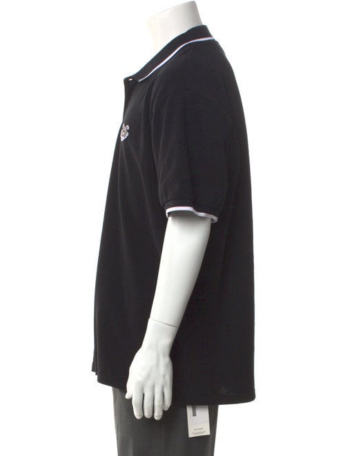 Kenzo Striped Collar Polo Shirt
