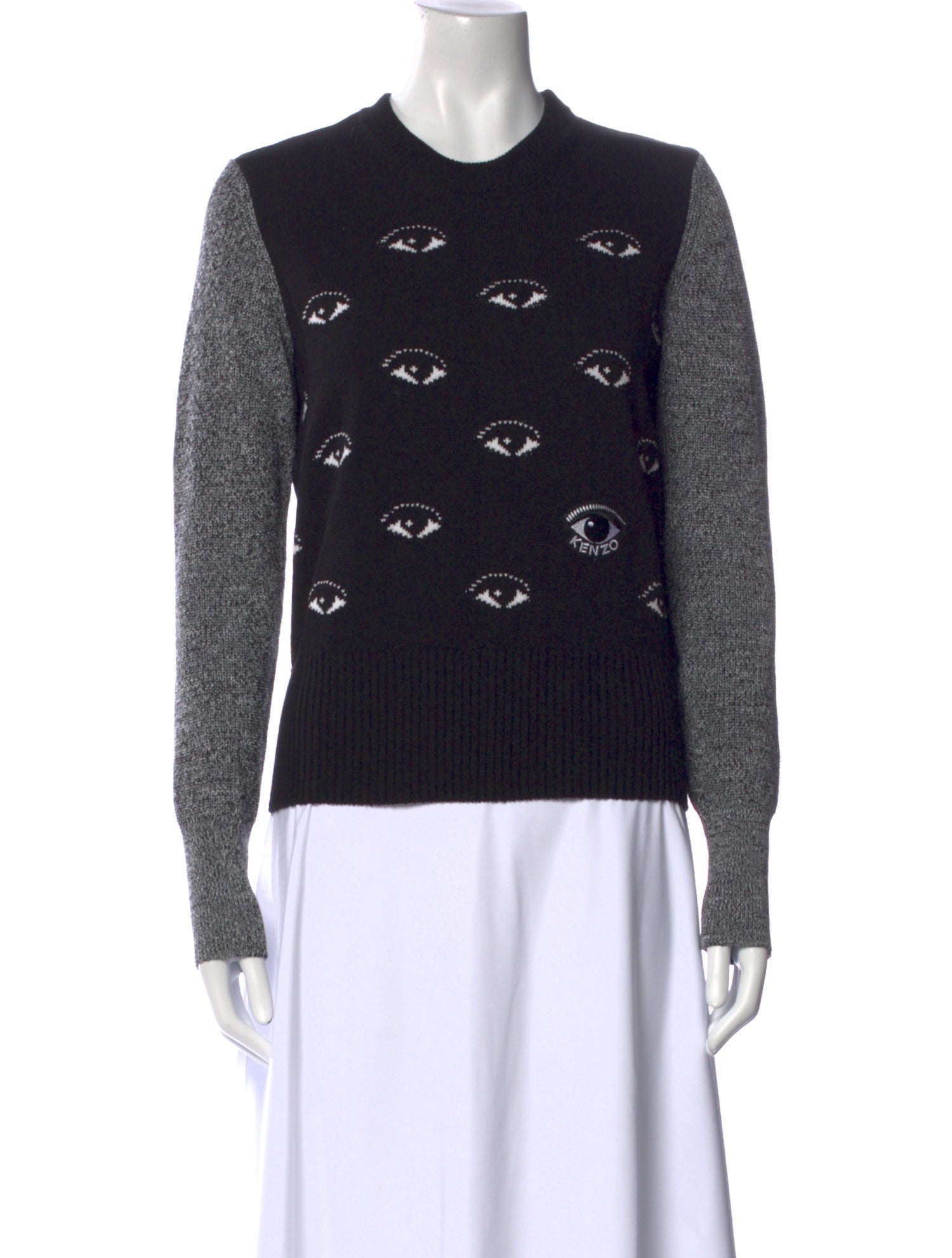 Kenzo Graphic Print Crew Neck Sweatshirt