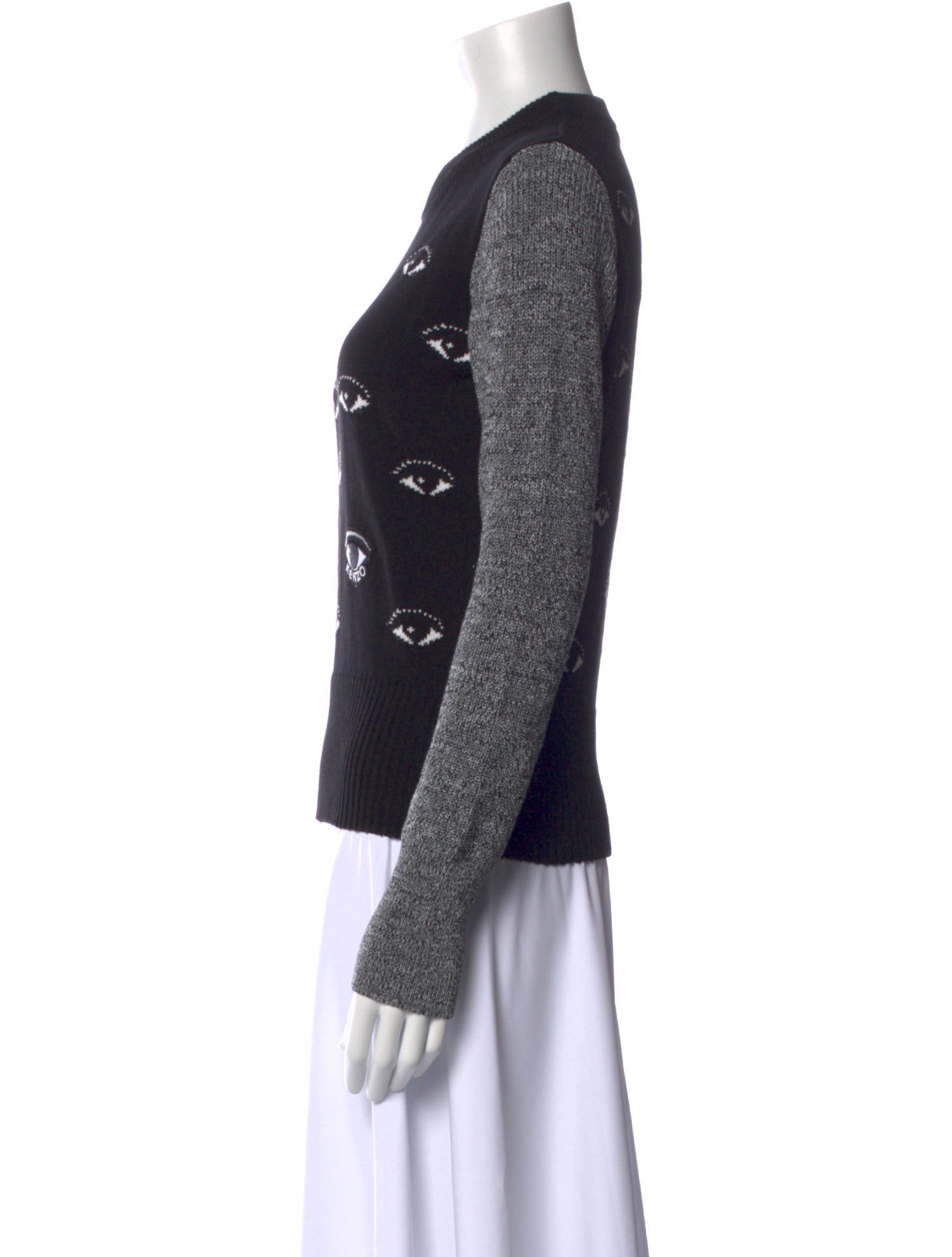 Kenzo Graphic Print Crew Neck Sweatshirt