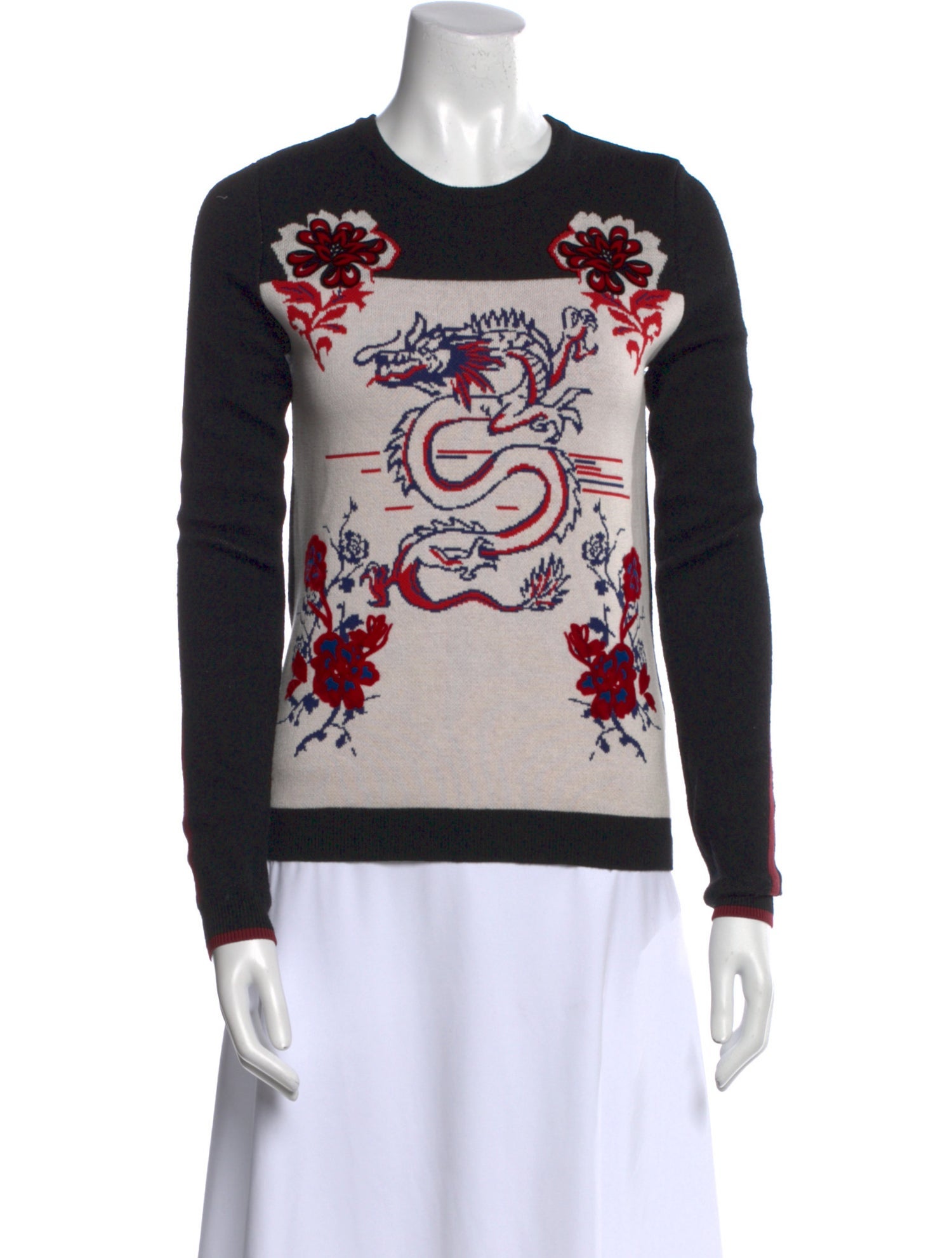 Kenzo Printed Crew Neck Sweater