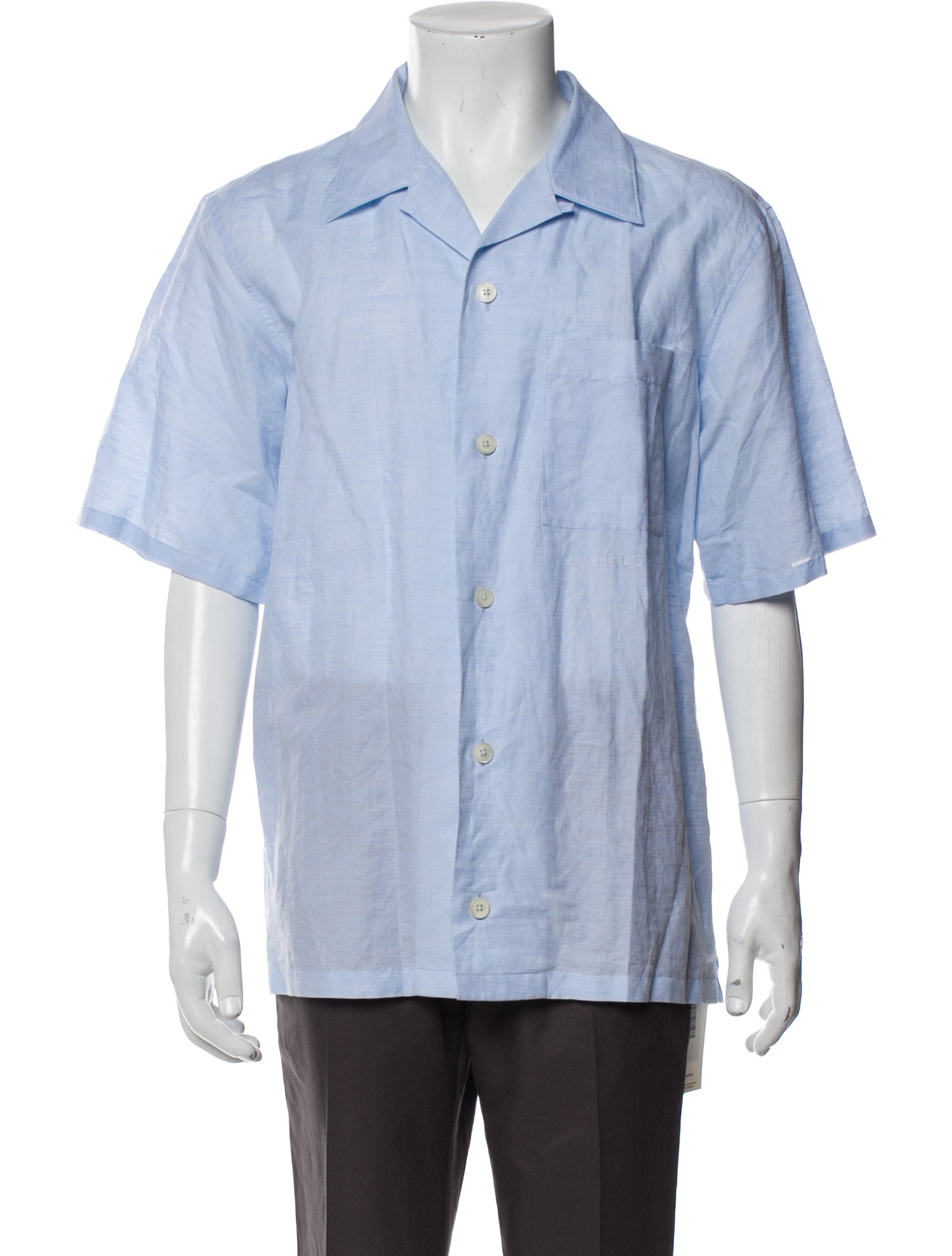 Kenzo Linen Short Sleeve Shirt