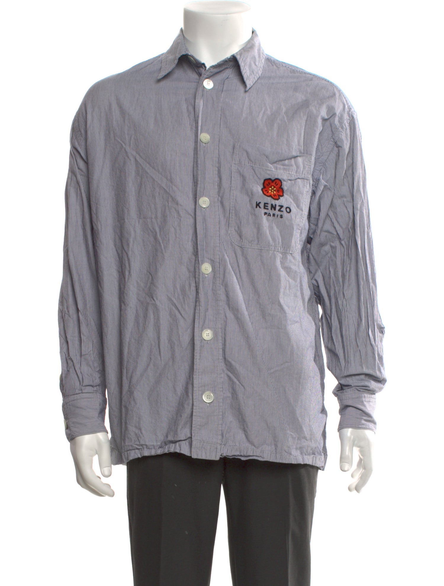 Kenzo Graphic Print Long Sleeve Shirt