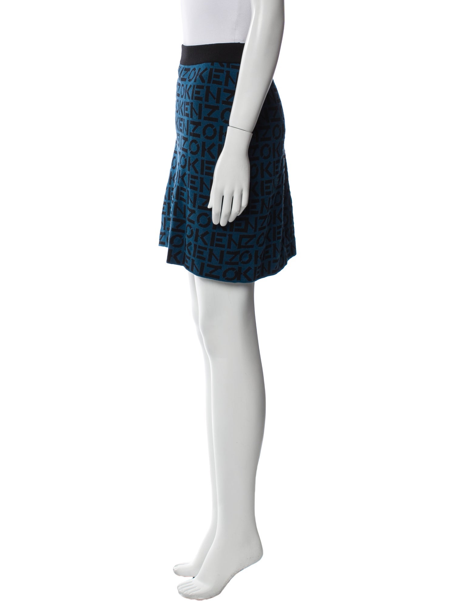 Kenzo Nylon Mini Skirt