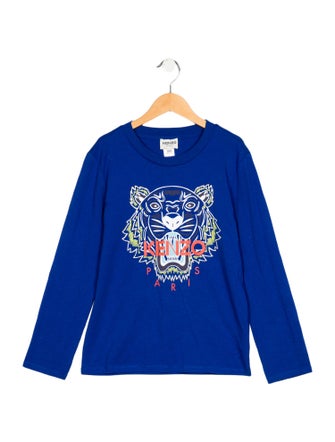 Kenzo Boys' Graphic Long Sleeve T-Shirt