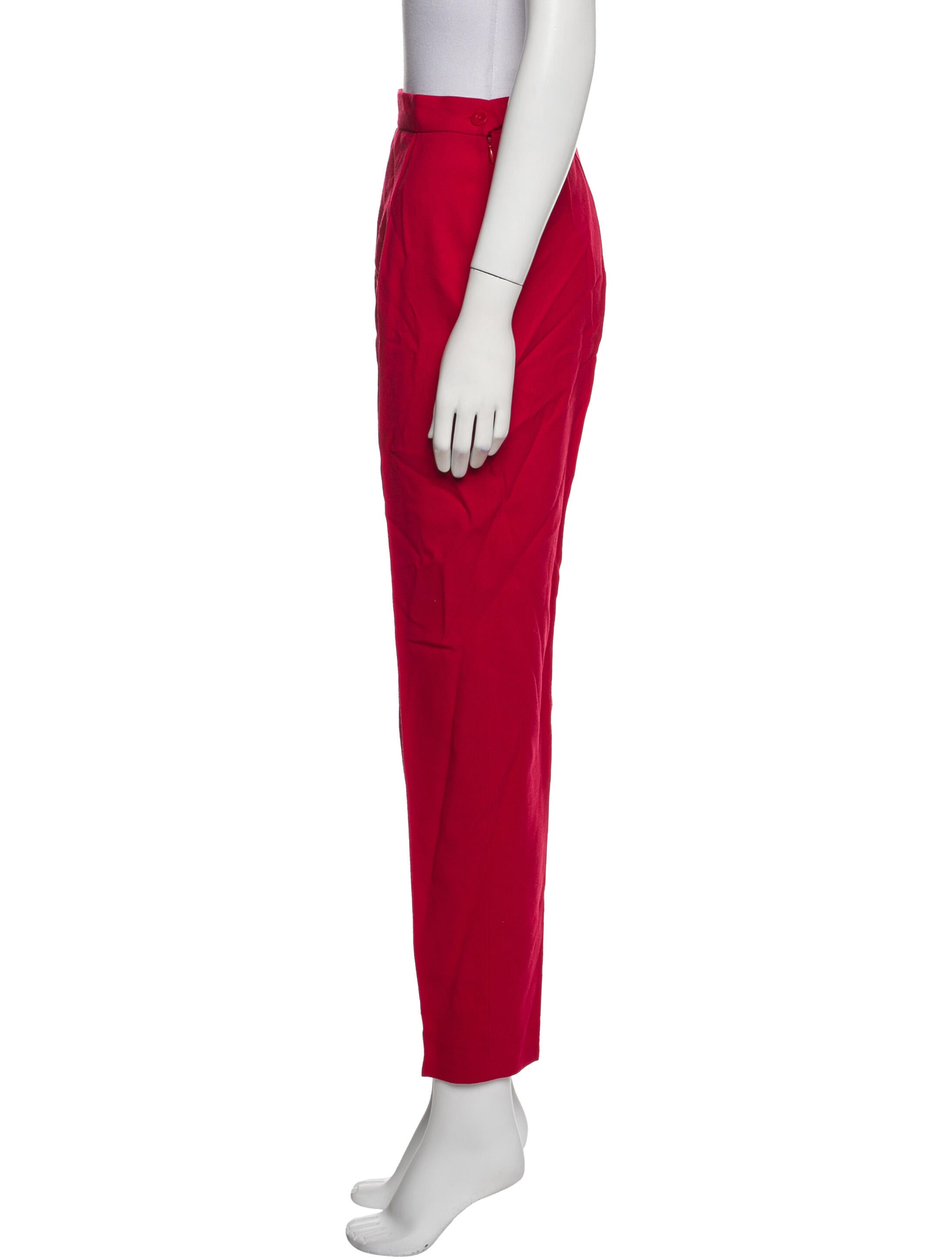 Kenzo Wool Skinny Leg Pants