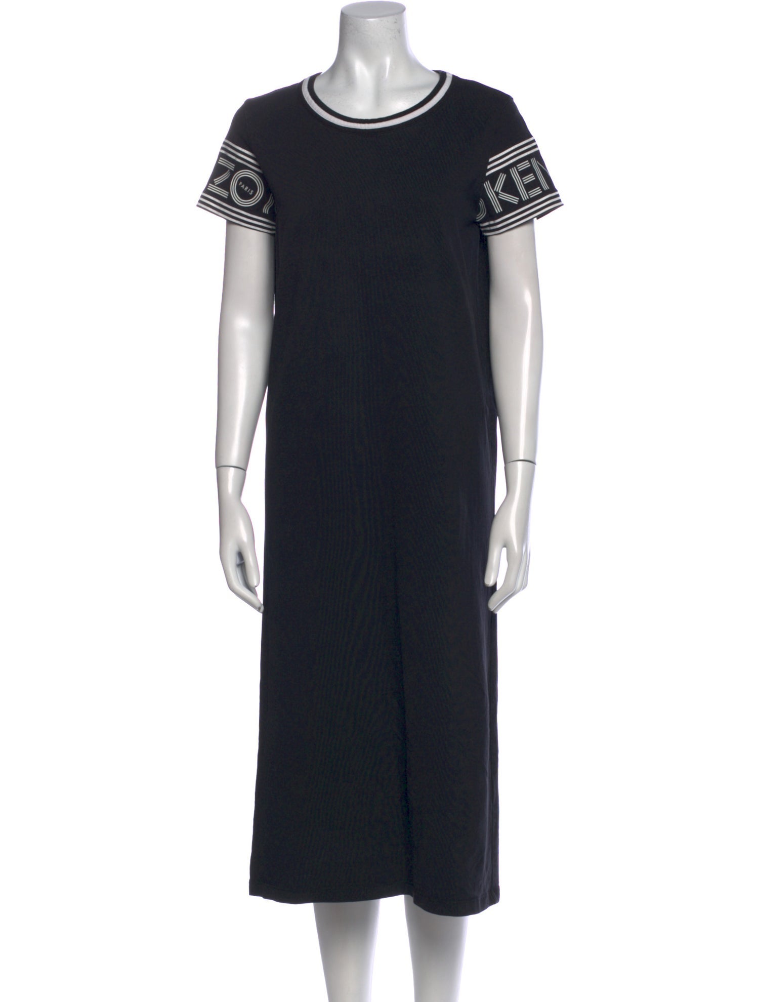 Kenzo Crew Neck Midi Length Dress