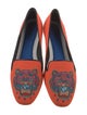 Kenzo Embroidered Accent Loafers