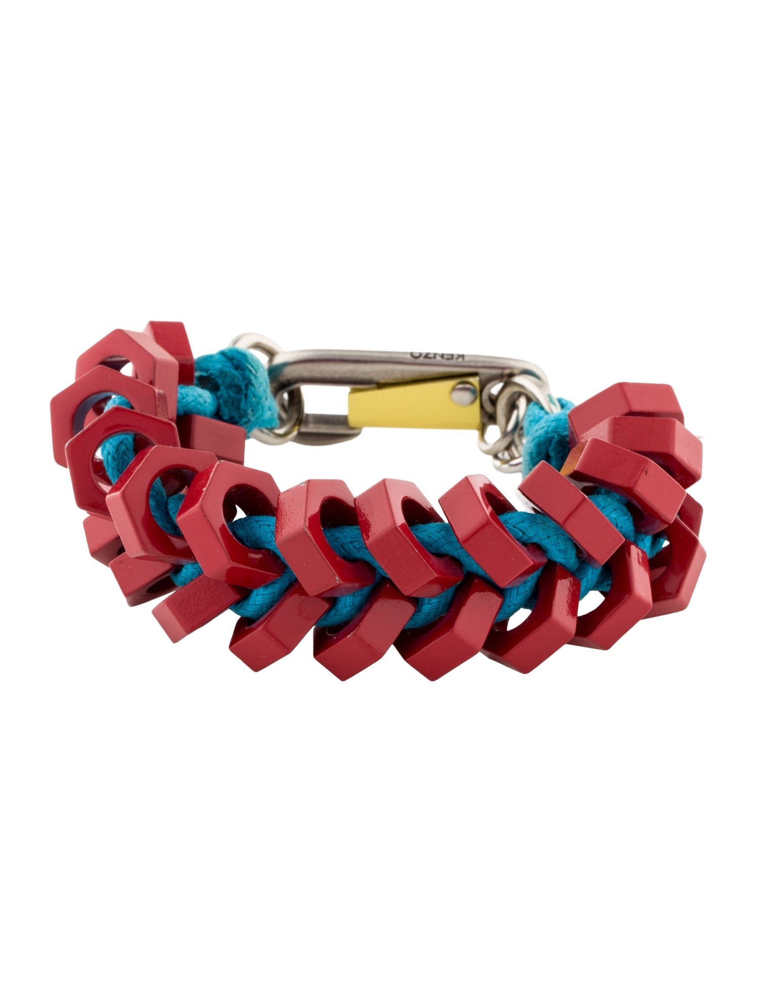 Kenzo Two-Tone Cord Bold Nut Bracelet