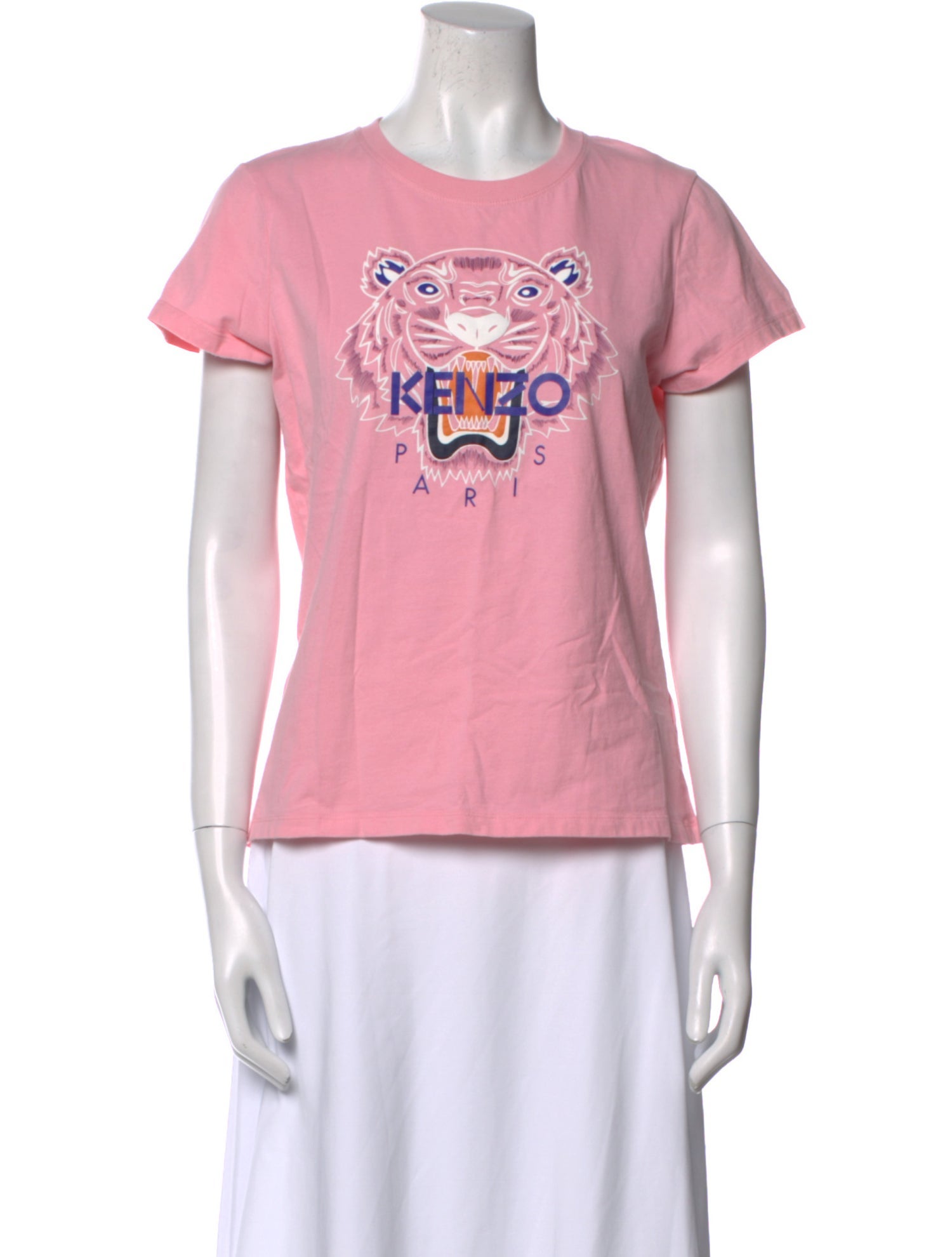 Kenzo Graphic Print Crew Neck T-Shirt