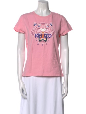 Kenzo Graphic Print Crew Neck T-Shirt