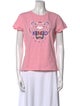 Kenzo Graphic Print Crew Neck T-Shirt