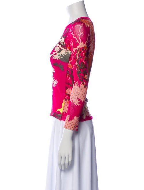 Kenzo Floral Print Crew Neck Sweatshirt