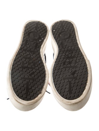 Kenzo Patent Leather Printed Sneakers