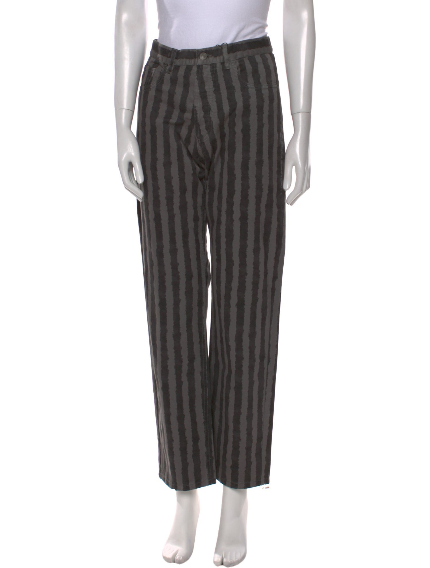 Kenzo Striped Straight Leg Pants w/ Tags