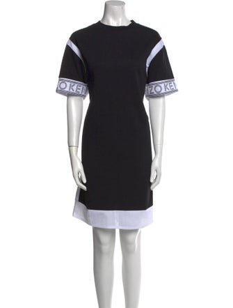 Kenzo Crew Neck Mini Dress
