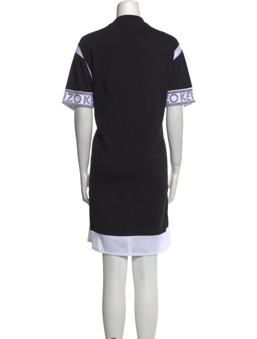 Kenzo Crew Neck Mini Dress