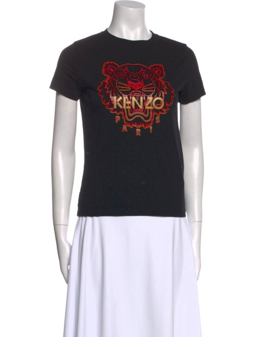 Kenzo Graphic Print Crew Neck T-Shirt