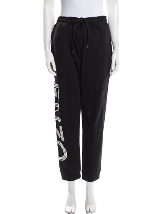 Kenzo Graphic Print Straight Leg Pants