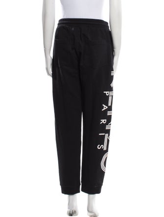 Kenzo Graphic Print Straight Leg Pants
