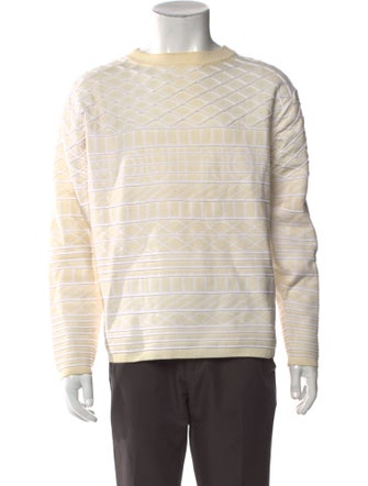 Kenzo Striped Mock Neck Pullover