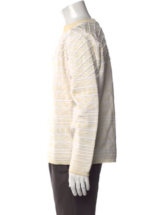 Kenzo Striped Mock Neck Pullover