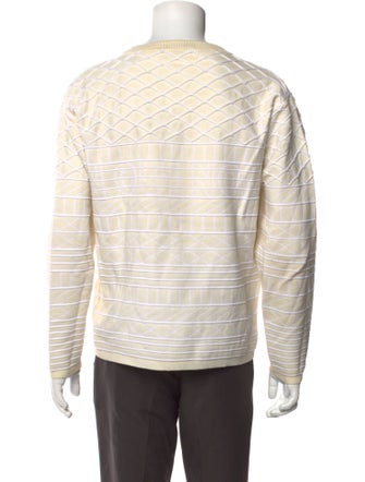 Kenzo Striped Mock Neck Pullover