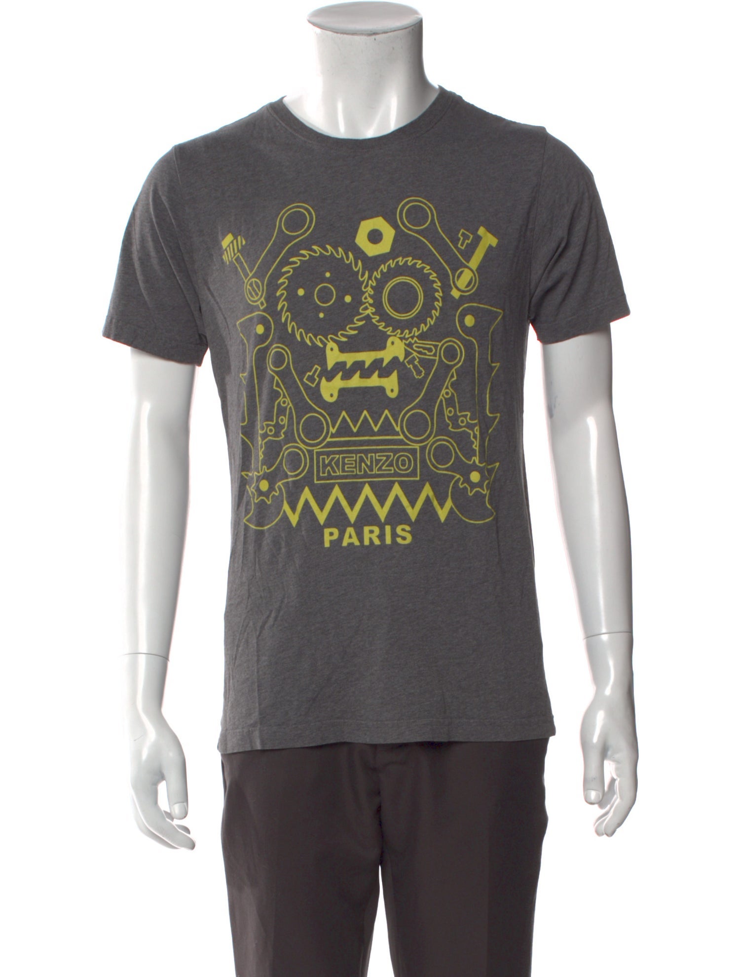 Kenzo Graphic Print Crew Neck T-Shirt