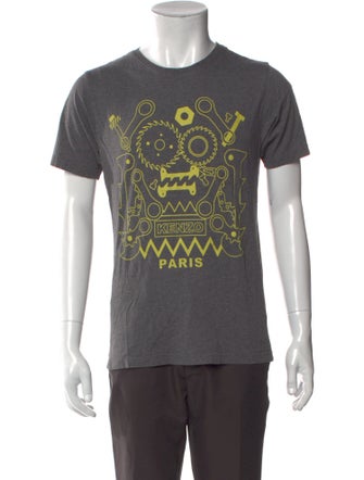 Kenzo Graphic Print Crew Neck T-Shirt