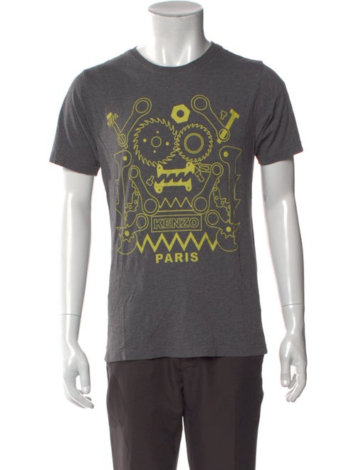 Kenzo Graphic Print Crew Neck T-Shirt