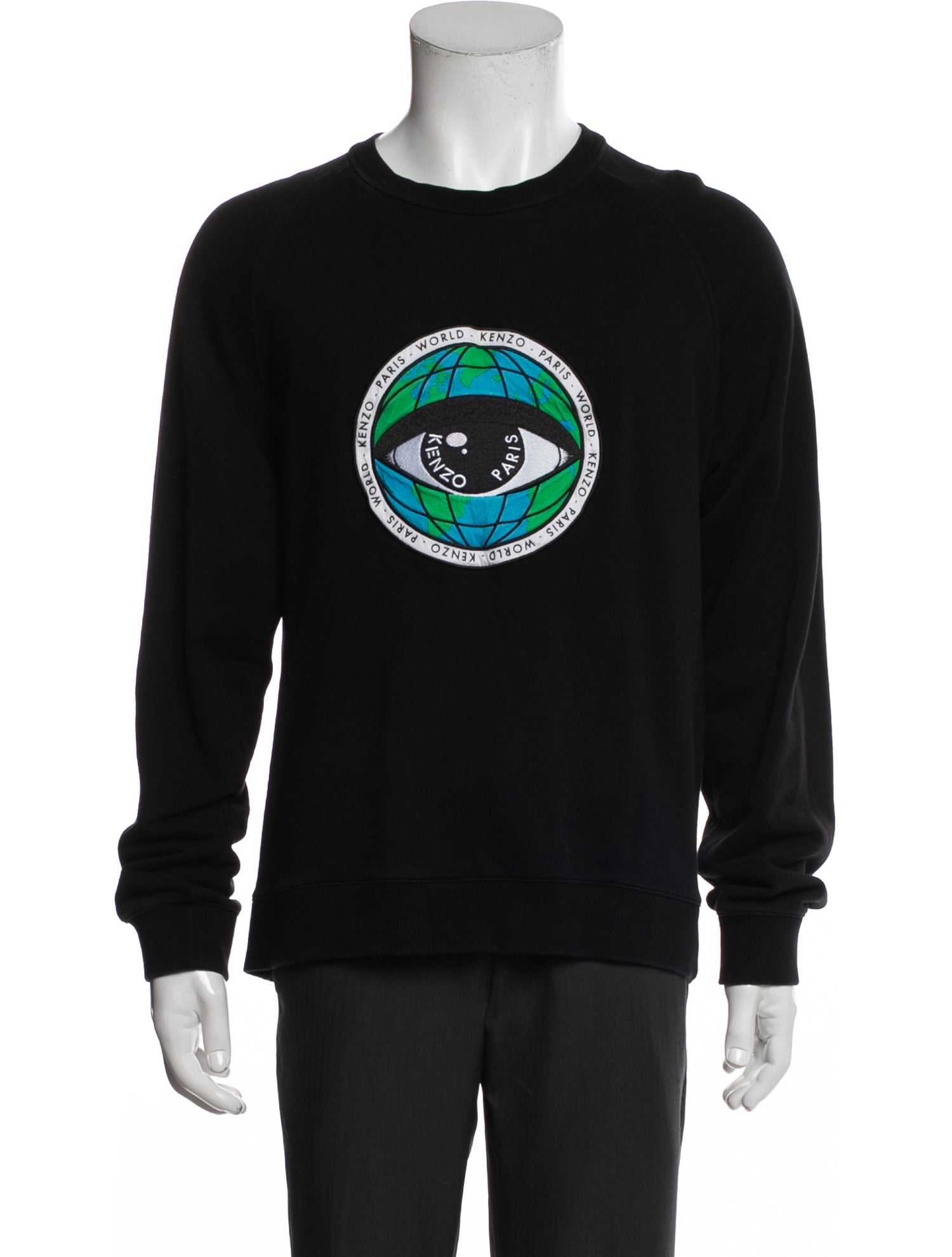 Kenzo Graphic Print Crew Neck Sweatshirt