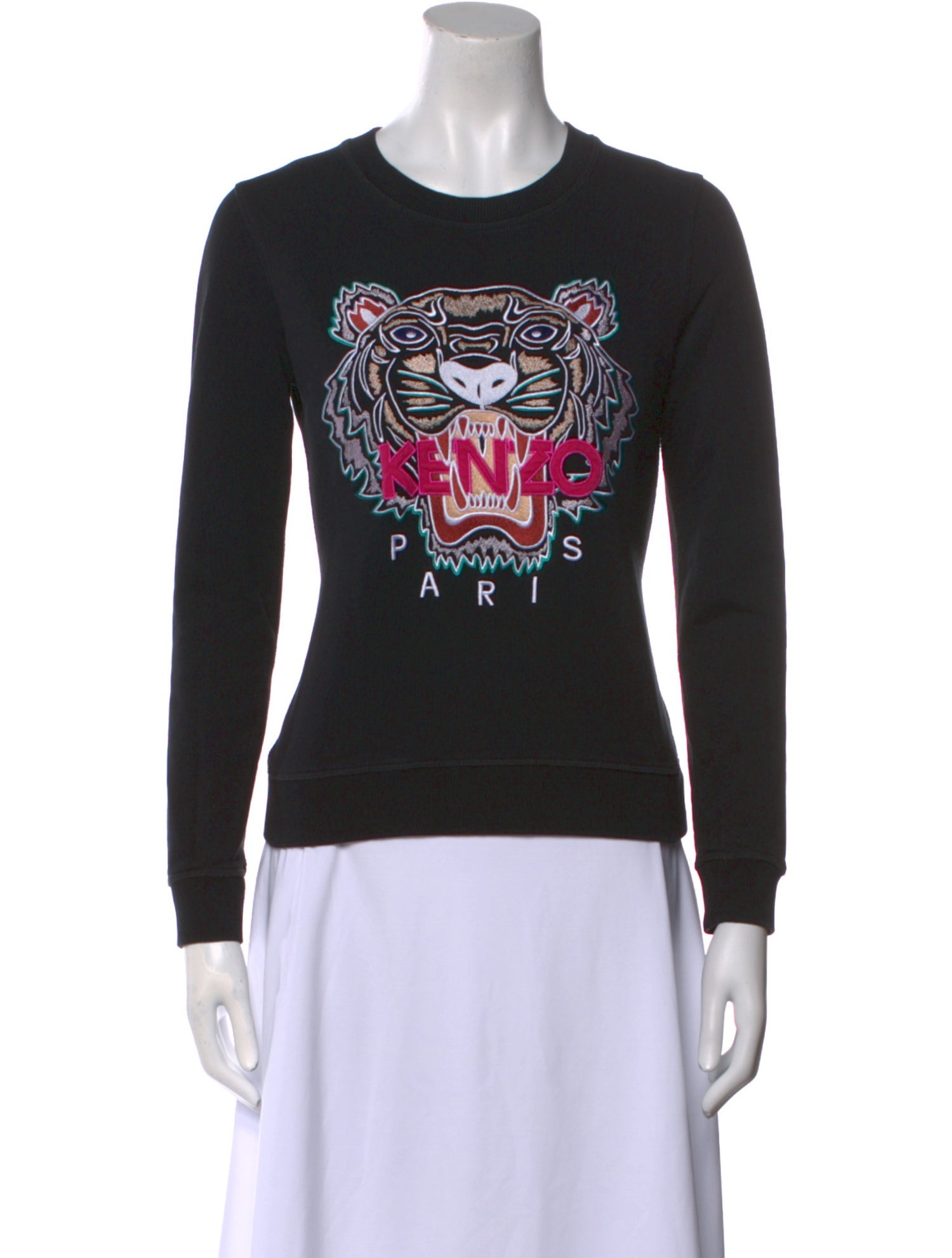 Kenzo Graphic Print Crew Neck Sweatshirt