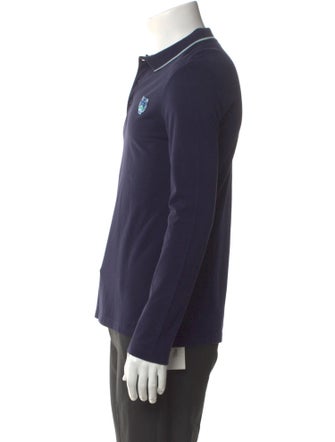 Kenzo Collar Long Sleeve Polo Shirt